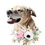 Custom Pet Portrait with Flower Crown