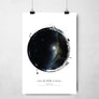 Messy Star Map Print