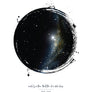 Messy Star Map Print