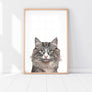 Custom Pet Portrait in Peekaboo Style