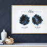Indigo Double Star Map Print For Mom