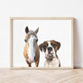 Custom Pet Portrait with Two Pets