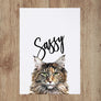 Custom Pet Portrait in Peekaboo Bold Text