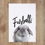 Custom Pet Portrait in Peekaboo Bold Text