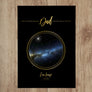 Single Star Map Print in Black and Gold For Dad