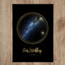 Single Star Map Print in Black and Gold