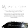 Single Star Map Print in Black and Gold