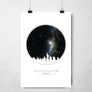City Skyline Star Map Print