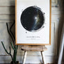 Messy Star Map Print