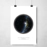 Compass Star Map Print