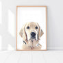 Custom Pet Portrait in Peekaboo Style