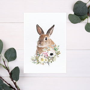 Custom Pet Portrait with Flower Crown