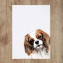 Custom Pet Portrait in Peekaboo Style from Angle