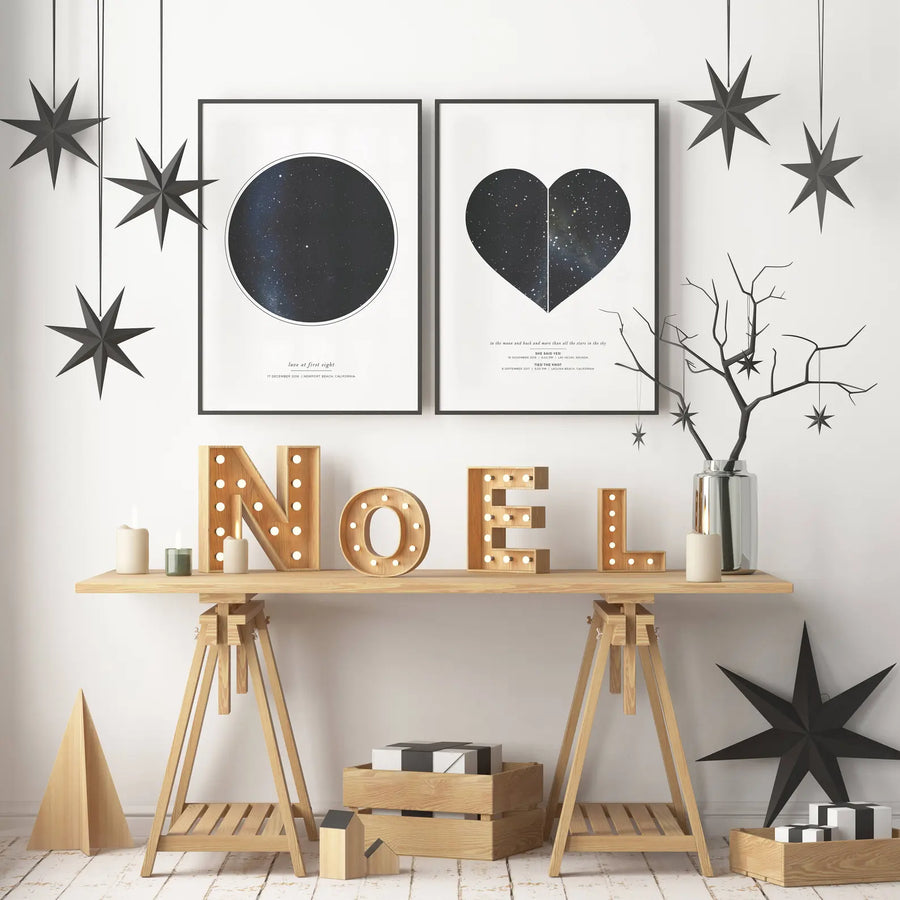 Classic Star Map Print