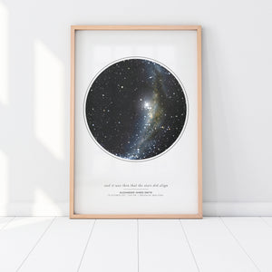 Classic Star Map Print