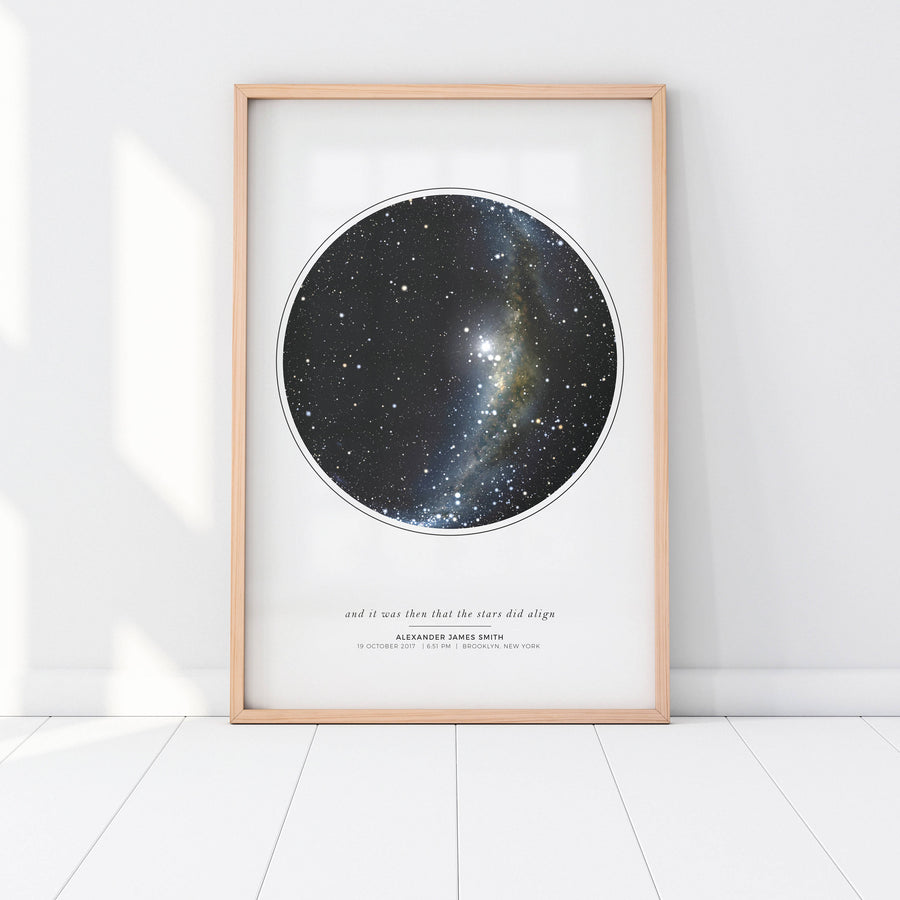 Classic Star Map Print