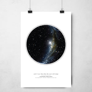 Classic Star Map Print