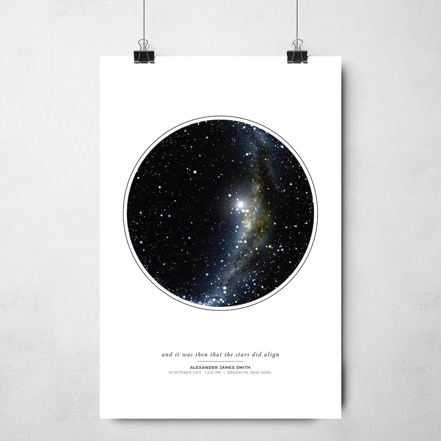 Classic Star Map Print