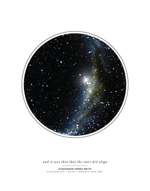 Classic Star Map Print