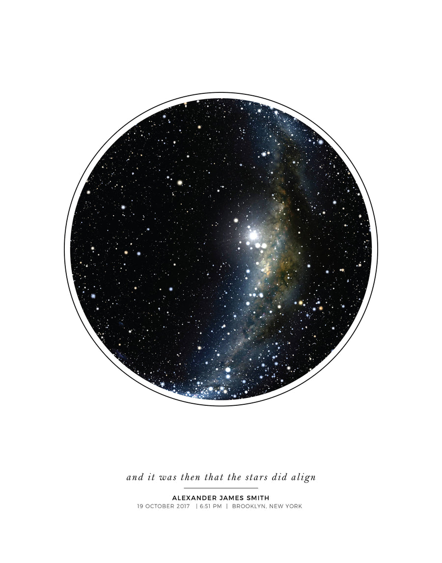 Classic Star Map Print