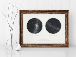 Classic Double Star Map Print