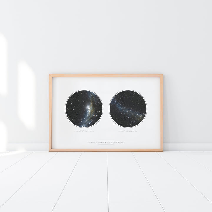 Classic Double Star Map Print